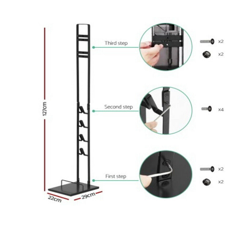Freestanding Cordless Vacuum Cleaner Stand Rack Holder For Dyson V6 7 V8 V10 V11 V201-BBZ2019BL8AU