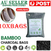 10PCS Air Purifying Bags Activated Bamboo Charcoal Freshener for Car Home Shoes 200g V201-BBZ2021DG8AU2