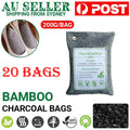 20PCS Air Purifying Bags Activated Bamboo Charcoal Freshener for Car Home Shoes 200g V201-BBZ2021DG8AU4