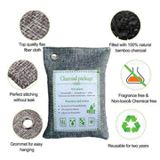 20PCS Air Purifying Bags Activated Bamboo Charcoal Freshener for Car Home Shoes 200g V201-BBZ2021DG8AU4