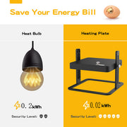 Chick Brooder Heating Plate Warmer Chicken Coop Brooding Heater Poultry Durable V201-BCJHDEGG0014