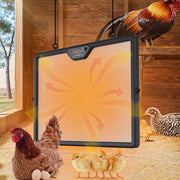 Adjustable Dual-Sided Heating Chicken Brooder Coop Heater Duck Poultry Warmer V201-BCJHDEGG0015