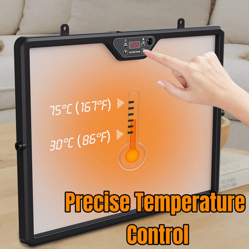 Adjustable Dual-Sided Heating Chicken Brooder Coop Heater Duck Poultry Warmer V201-BCJHDEGG0015