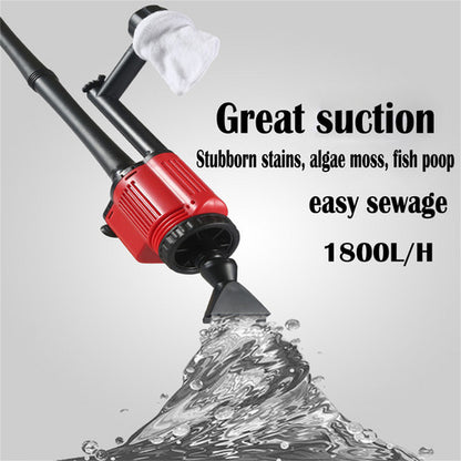 7-in-1 Aquarium Sand Washer Upgrade AU Plug / 15W 66LED RGBW Aluminum Shell Stand Light 40CM/28-Button Control V201-BCJHDHLYG118