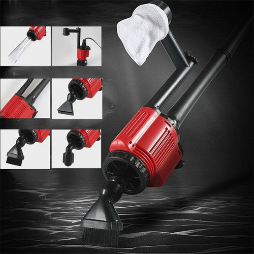 7-in-1 Aquarium Sand Washer Upgrade AU Plug / 15W 66LED RGBW Aluminum Shell Stand Light 40CM/28-Button Control V201-BCJHDHLYG118