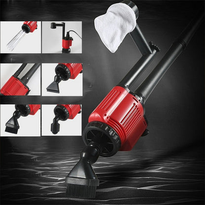 7-in-1 Aquarium Sand Washer Upgrade AU Plug / 15W 66LED RGBW Aluminum Shell Stand Light 40CM/28-Button Control V201-BCJHDHLYG118