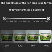 36W aquarium sand washer with plug adapter & 15W 66LED RGBW aluminum shell bracket light 40CM/28-key control V201-BCJHDHLYG218