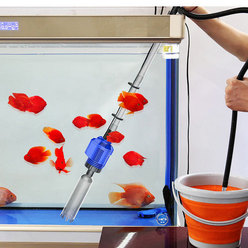 Aquarium cleaner 20W 1000L/H &15W/ 66LED RGBW aluminum shell bracket light 40CM/28-button control V201-BCJHDHLYG318