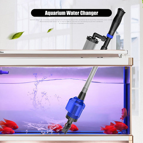 Aquarium cleaner 20W 1000L/H &15W/ 66LED RGBW aluminum shell bracket light 40CM/28-button control V201-BCJHDHLYG318