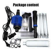 Aquarium cleaner 20W 1000L/H &15W/ 66LED RGBW aluminum shell bracket light 40CM/28-button control V201-BCJHDHLYG318