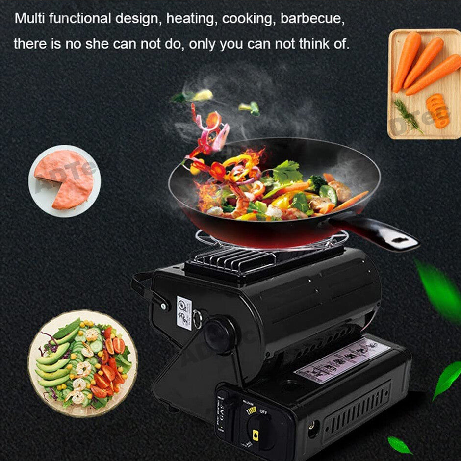 Portable Butane Gas Heater Cooker Camping Tent Outdoor Hiking Camper Survival AU V201-BCJHDSC001BU