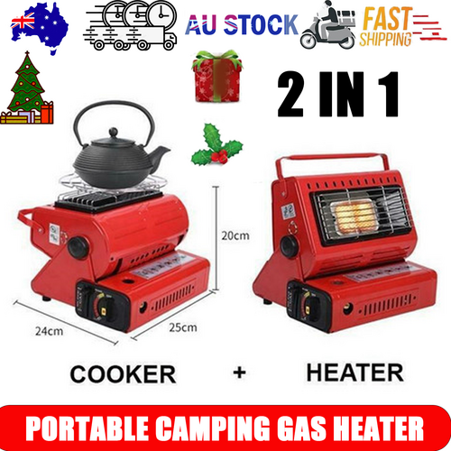 Portable Butane Gas Heater Cooker Camping Tent Outdoor Hiking Camper Survival AU V201-BCJHDSC001RE