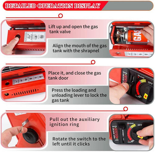 Portable Butane Gas Heater Cooker Camping Tent Outdoor Hiking Camper Survival AU V201-BCJHDSC001RE