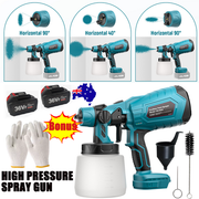 Cordless High Pressure Airless Spray Gun Paint Sprayer For Makita 18V Battery V201-BCJHDSPRAY02BU