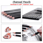 72pcs Professional Drawing Artist Kit Set Pencils and Sketch Charcoal Art Tools V201-BCZ0072BL8AU