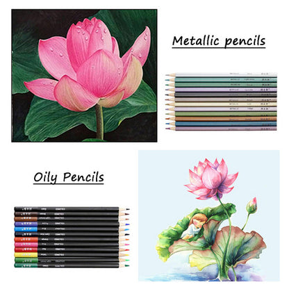 72pcs Professional Drawing Artist Kit Set Pencils and Sketch Charcoal Art Tools V201-BCZ0072BL8AU