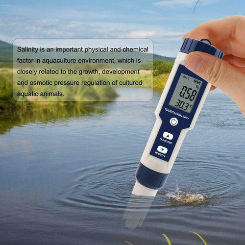 Set 7 In 1 and 5 in 1 PH Meter TDS/EC/Salt/Temp Water Quality Monitor Tester Pen V201-BCZ1110X2
