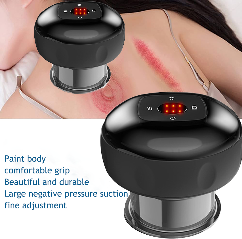 6 Levels Electric Cupping Therapy Massager Adjustable Portable Rechargeable V201-BGQ0001BL8AU