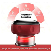 12 levels Electric Cupping Therapy Smart Scraping Massager Red Light Heating Body Slimming Red V201-BGQ0002RE8AU