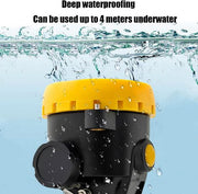 LED Miner Headlight 3000 LUX High Bright Waterproof Hard Hat Lamp Rechargeable V201-BK2000YL8AU