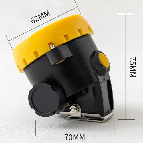 LED Miner Headlight 3000 LUX High Bright Waterproof Hard Hat Lamp Rechargeable V201-BK2000YL8AU
