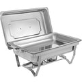 9L Chafing Dish Set Buffet Pan Bain Marie Bow Stainless Steel Food Warmer(1*9L) V201-BRO1-AU