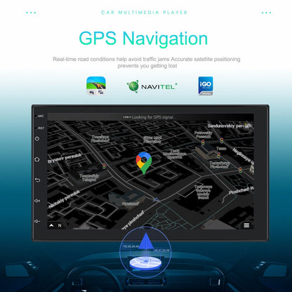 7 inch Car Radio 2 DIN GPS FM RDS WIFI w/ Rear Camera For Android IOS CarPlay AU V201-CAR0007BL8AU