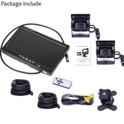 7'' Waterproof Monitor Reversing Kit For Truck Caravan V201-CAR0207BL8AU