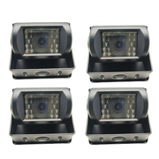 Wireless 4-Channel Split 7" Screen Monitor w/4 Reversing Camera Kit for Truck Trailer Bus V201-CAR0407BL8AU