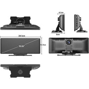 10.26" 4K Car Camera Carplay Android Car GPS Navigation Dashboard Video Recorder V201-CAR1026BL8AU