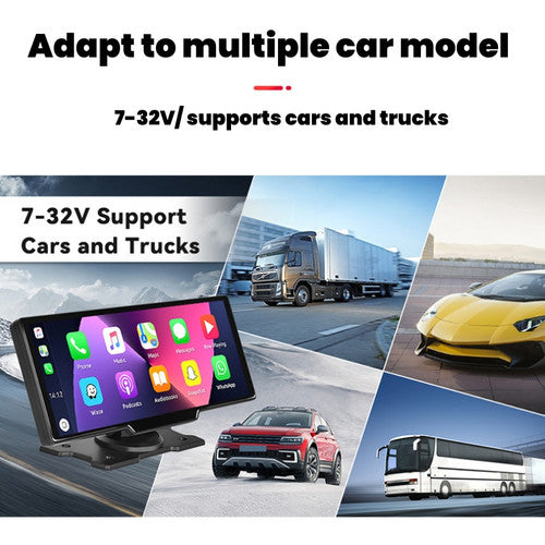 10.26" 4K Car Camera Carplay Android Car GPS Navigation Dashboard Video Recorder V201-CAR1026BL8AU