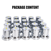 20PCS ABS Wheel Nut Covers Safety Arrow Chrome Caps For Trucks Trailers Bus AU V201-CAR3360SI8-20AU