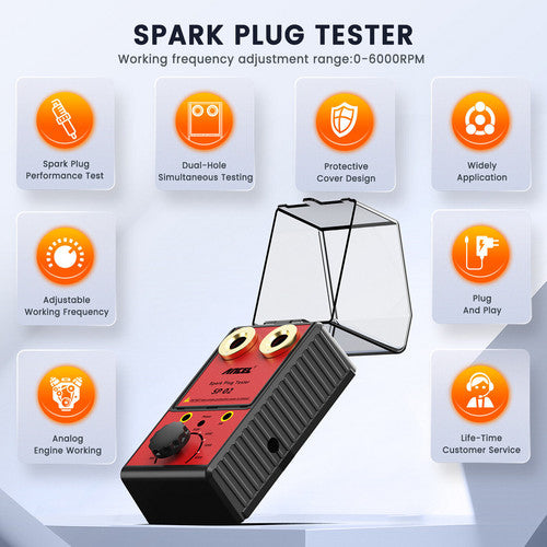 Ancel 12V Car Spark Plug Tester Auto Ignition System Tester Diagnostic Test Tool V201-CAR6002RE8AU