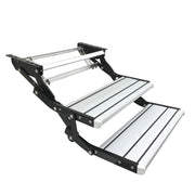Aluminium Double Caravan Step Pull Out Folding Steps For Road RV Camper Trailer V201-CARPET2492BL8AU