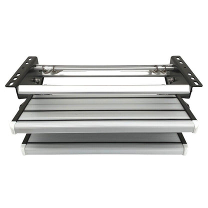 Aluminium Double Caravan Step Pull Out Folding Steps For Road RV Camper Trailer V201-CARPET2492BL8AU