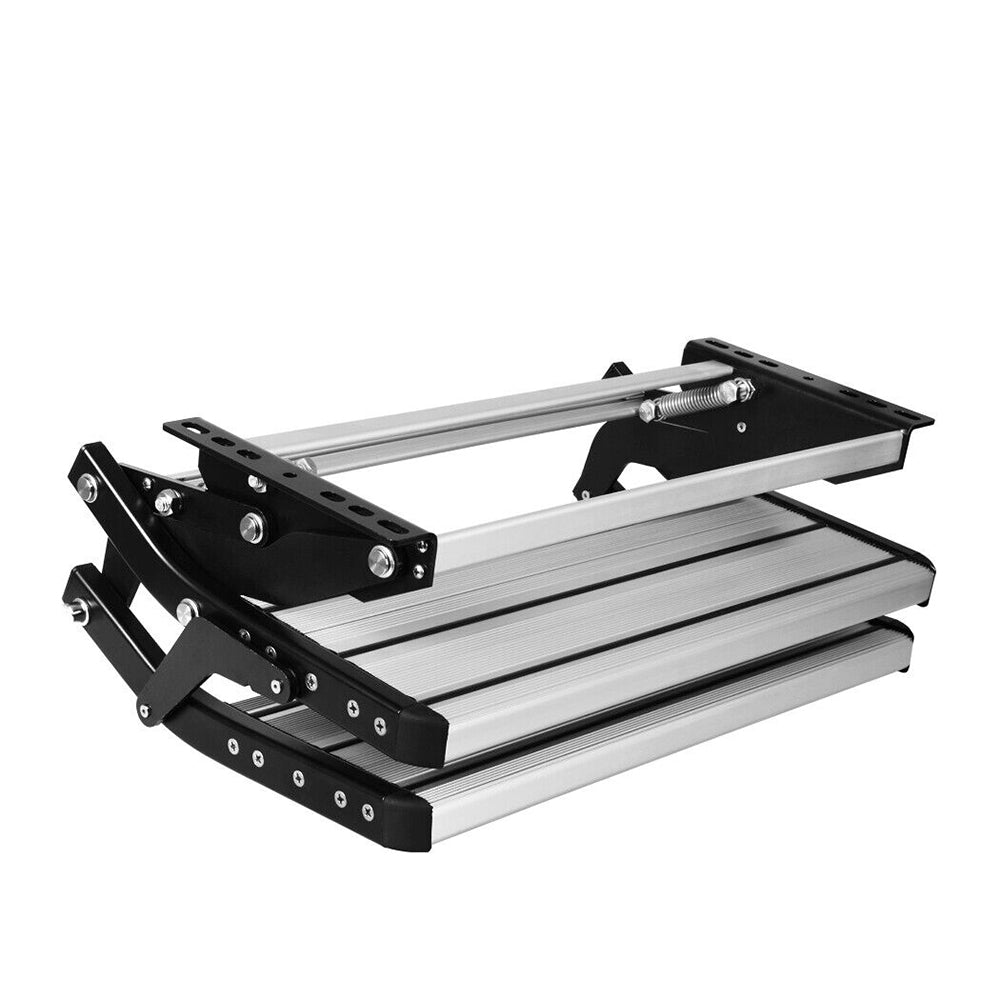 Aluminium Double Caravan Step Pull Out Folding Steps For Road RV Camper Trailer V201-CARPET2492BL8AU