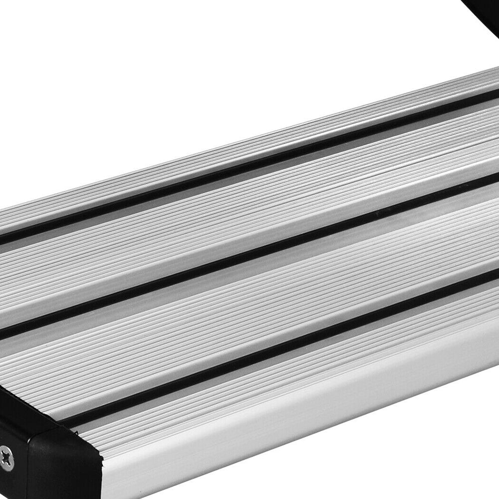 Aluminium Double Caravan Step Pull Out Folding Steps For Road RV Camper Trailer V201-CARPET2492BL8AU
