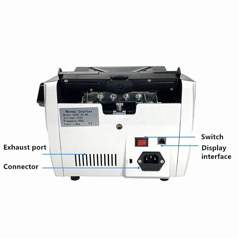 Australian Note Bill Money Cash Counter Machine with Value Count 4" LED Display V201-CASH0001BL8AU