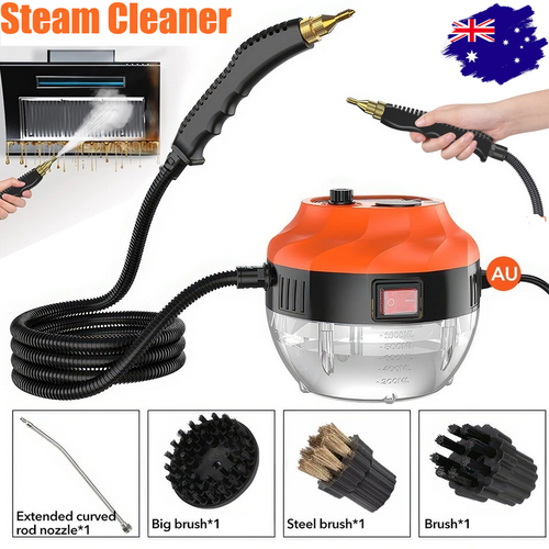4000W Steam Cleaner Brush High Temperature Pressure Clean Steam Mechine AU Plug orange V201-CLN4000OR8AU