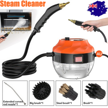 4000W Steam Cleaner Brush High Temperature Pressure Clean Steam Mechine AU Plug orange V201-CLN4000OR8AU