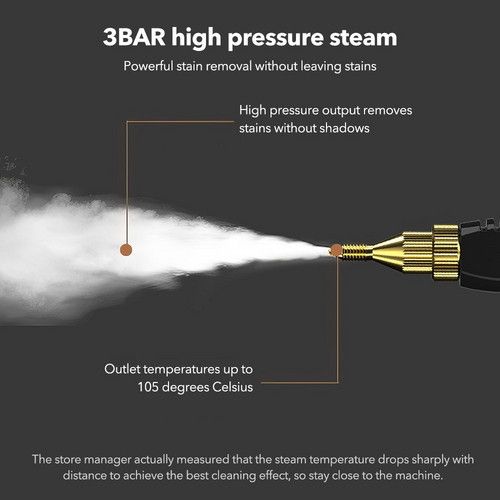 4000W Steam Cleaner Brush High Temperature Pressure Clean Steam Mechine AU Plug orange V201-CLN4000OR8AU