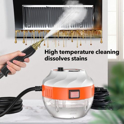 4000W Steam Cleaner Brush High Temperature Pressure Clean Steam Mechine AU Plug orange V201-CLN4000WH8AU
