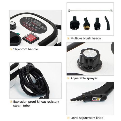Steam Cleaner 3200W Portable Handheld High Pressure Steamer for Car Home Kitchen V201-CLR3200WH8AU