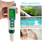7 In 1 PH Meter TDS/EC/Salt/Temp Water Quality Monitor Tester Pen Pool Aquarium V201-CSBCZ1117