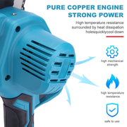 6" Mini Cordless Electric Chainsaw Powered Wood Cutter Rechargeable&2X Battery V201-CSFDZ0036BU