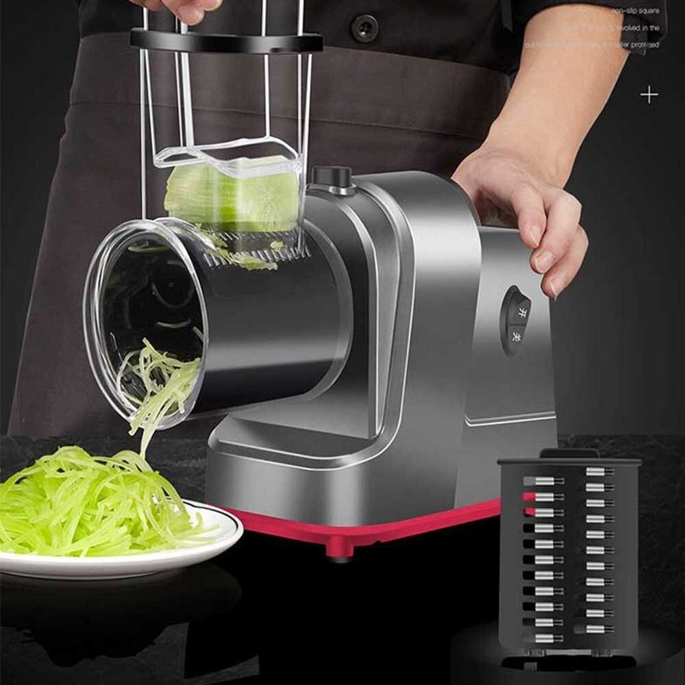 MAX 1200W Electric Cheese Grater Salad Maker With 5 Different Shapes of Blades AU V201-CUT0001GE8AU
