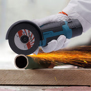 800W Mini Cordless Brushless Angle Grinder Cutting Tool W/ 2x Battery & Charger V201-CUT0012BU8AU