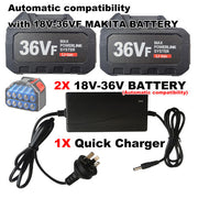 2x 7.0Ah 18V-36VF Li-ion Battery Makita Battery LXT BL1850 BL1860B BL1830 BL1815 V201-CUT0020BL8AU