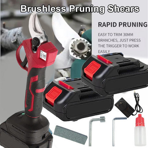 30mm Electric Pruning Shears Cordless Brushless Secateur For Makita 18V Battery V201-CUT0030RE8AU