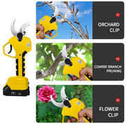 Cordless Brushless 4 Pole Pruning Shear Secateur Bush Cutter yellow V201-CUT0050YL8AU